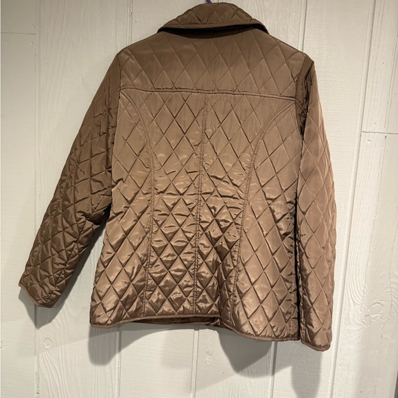 Michael Kors Tan Quilted Women's Puffer Jacket - Picture 10 of 13